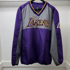 NBA Los Angeles Lakers Purple & Gray Windbreaker